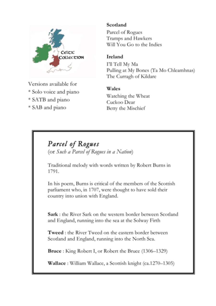 Parcel of Rogues (SATB) 4-Part scores gallery preview page 2