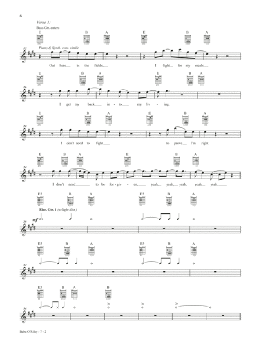 The Guitar Collection -- Inspirational Songs Electric Guitar scores gallery preview page 5