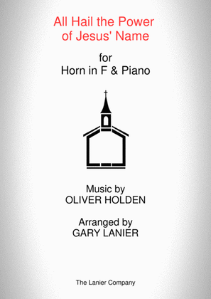 Book cover for ALL HAIL THE POWER OF JESUS' NAME (Horn/Piano and Horn Part)