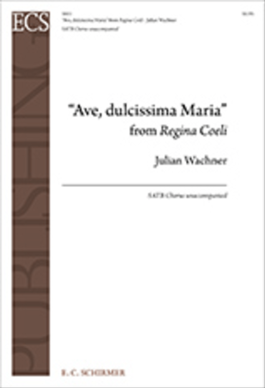 Ave, dulcissima Maria from Regina Coeli 4-Part scores gallery preview page 1