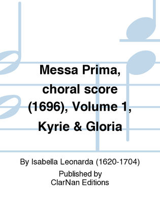 Messa Prima, choral score (1696), Volume 1, Kyrie & Gloria