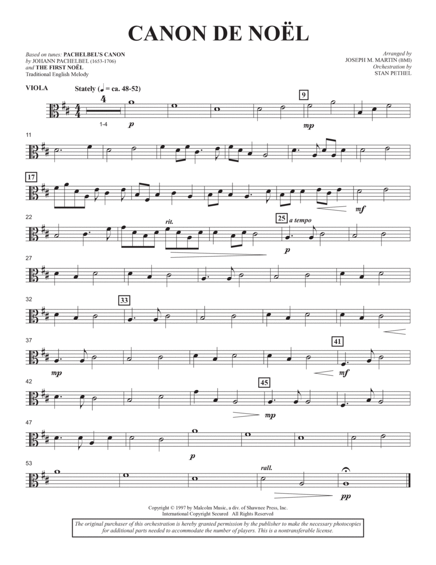 Christmas Classique - Viola Choir scores gallery preview page 1