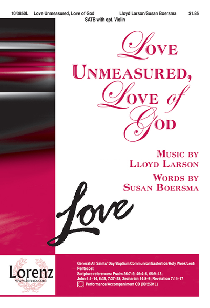 Love Unmeasured, Love of God image number null