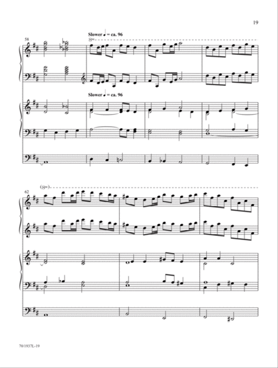 Festive Preludes for the Church Year Organ scores gallery preview page 17