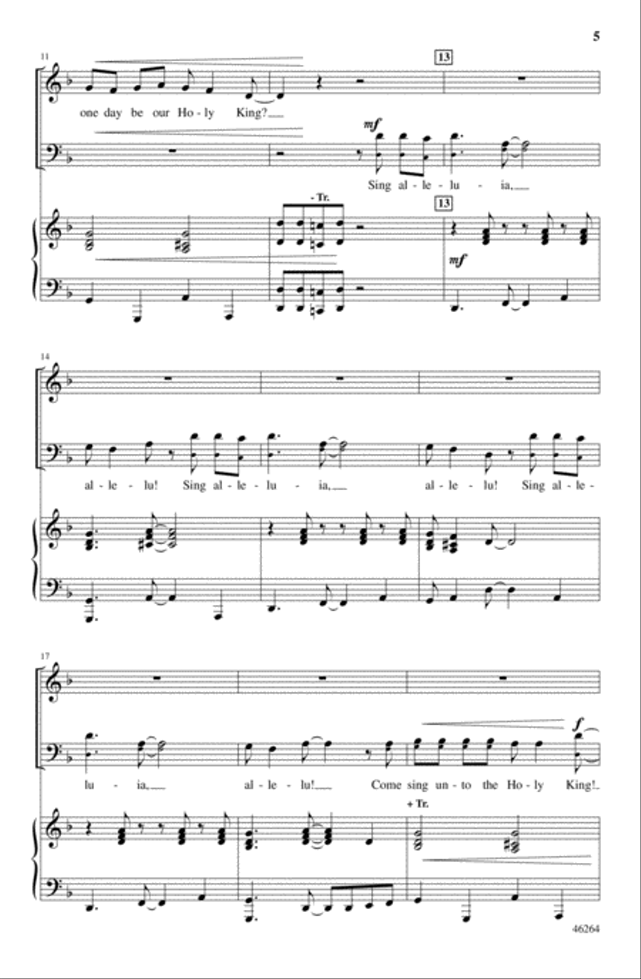 Calypso Cradle Carol 4-Part scores gallery preview page 5