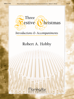 Book cover for Three Festive Christmas Hymn Introductions and Accompaniments