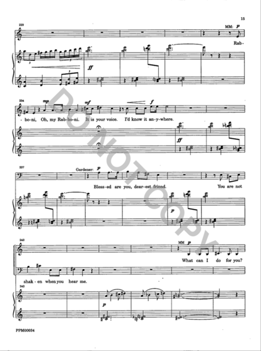 Magdalen at the Tomb Magdalen at the Tomb Choir scores gallery preview page 16