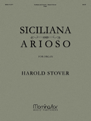 Book cover for Siciliana and Arioso