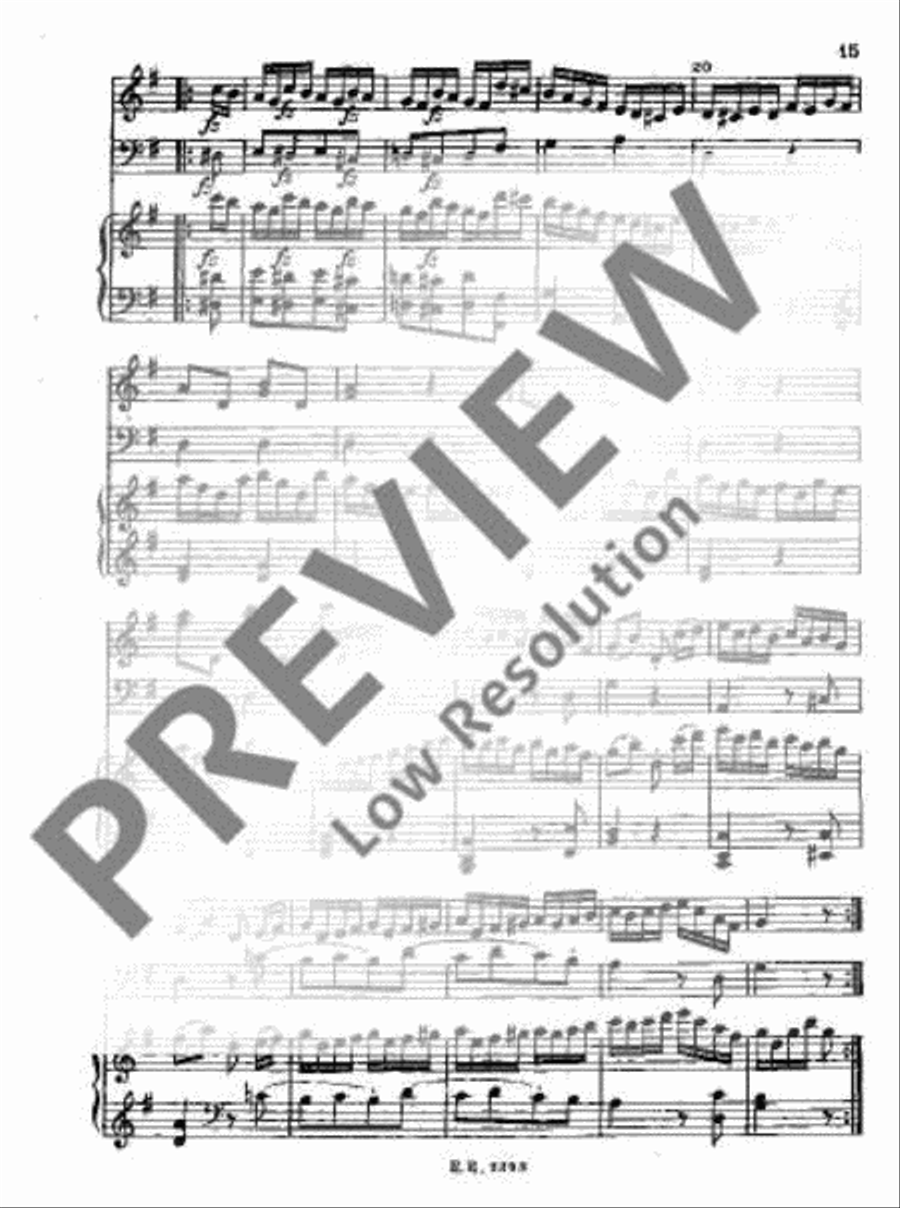 Piano Trio G major Piano Trio scores gallery preview page 18
