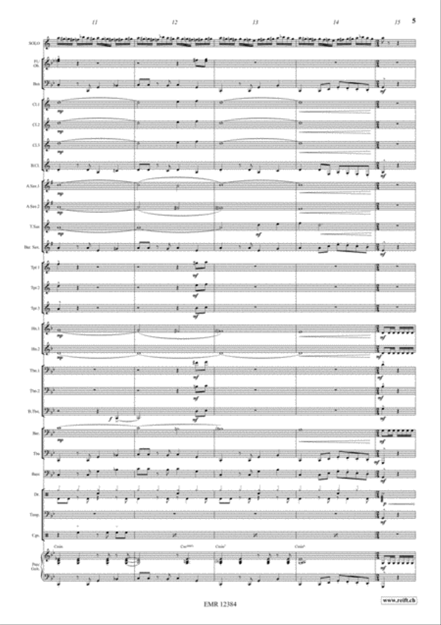 Swingair Bumble Bee Concert Band scores gallery preview page 6