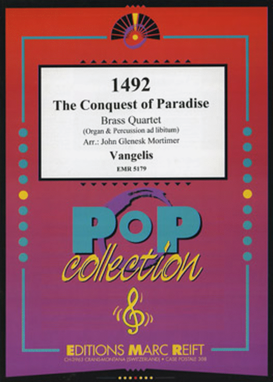 1492 The Conquest Of Paradise Brass Quartet scores gallery preview page 1