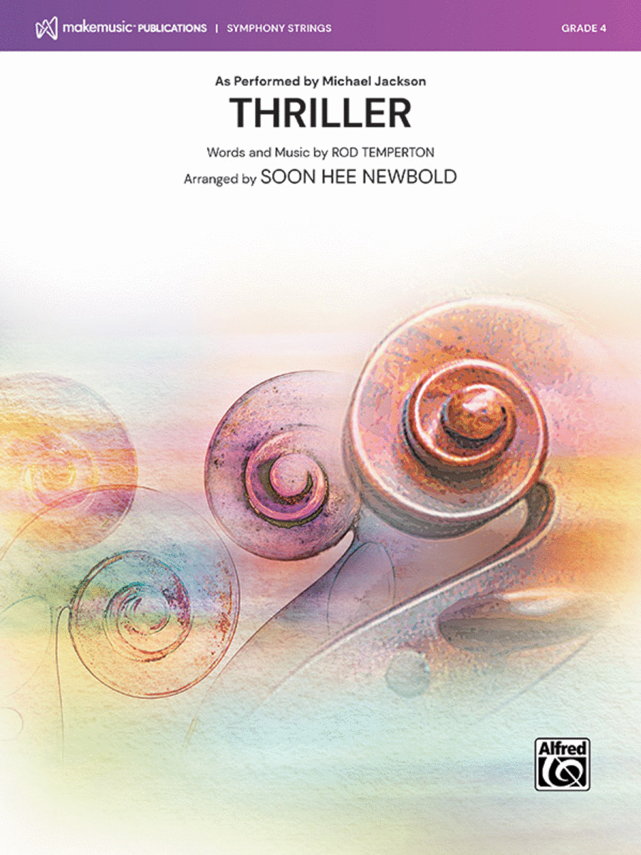 Thriller Thriller String Orchestra scores gallery preview page 1