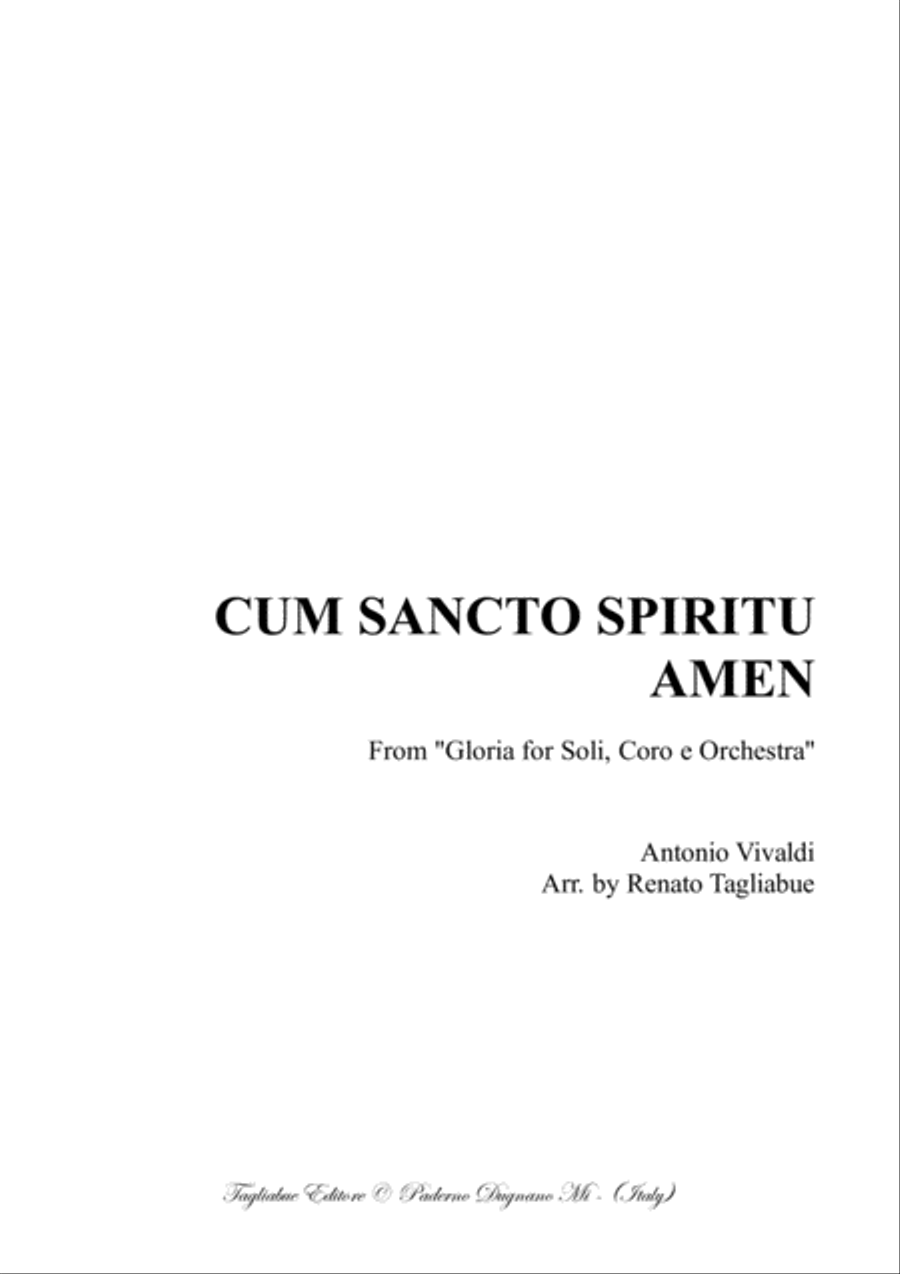 CUM SANCTO SPIRITU - AMEN - From 