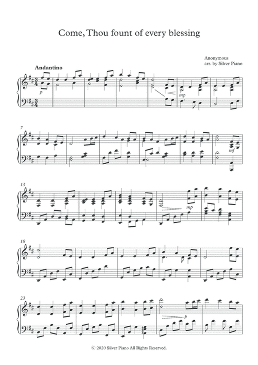 Come, Thou fount of every blessing (PIANO HYMN)