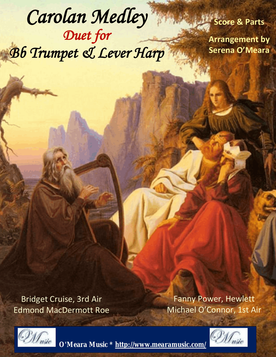 Carolan Medley, Duet for Bb Trumpet & Lever Harp