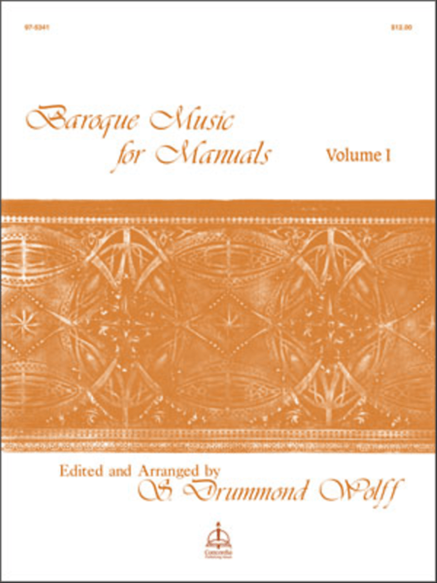 Baroque Music For Manuals, Volume I