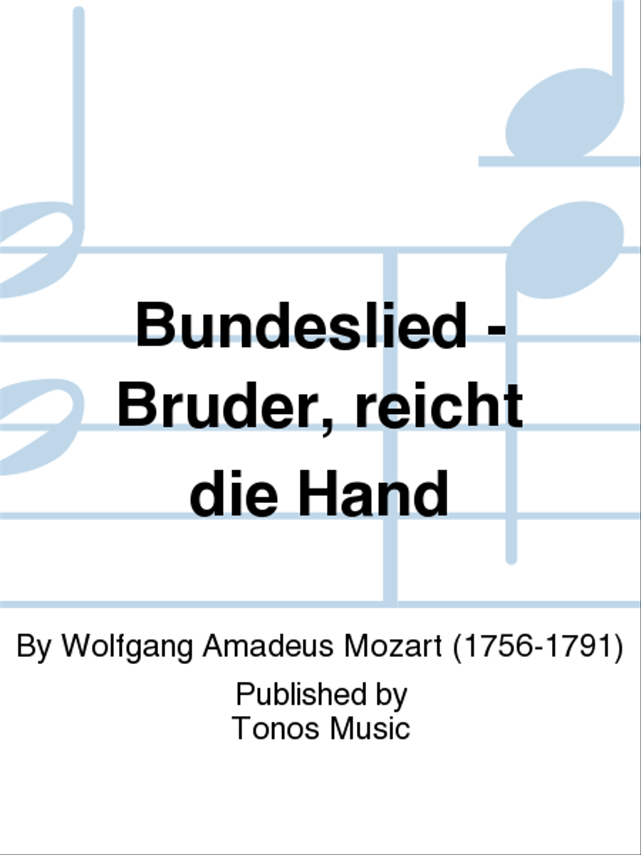 Bundeslied - Bruder, reicht die Hand TTBB scores gallery preview page 1
