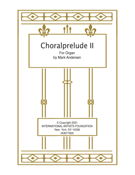 Choralprelude II for Organ