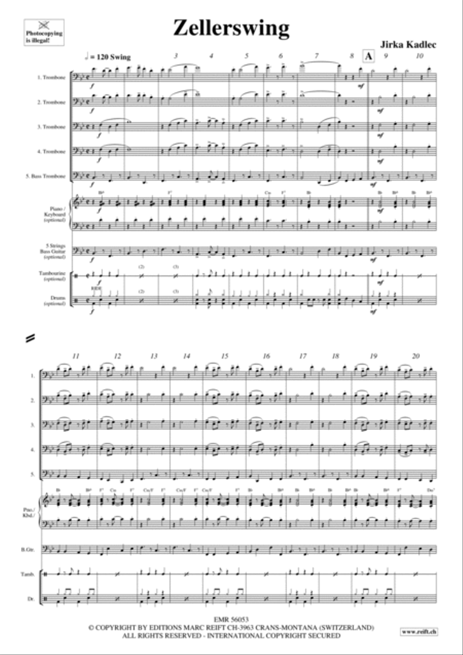 Zellerswing Zellerswing Trombone scores gallery preview page 3