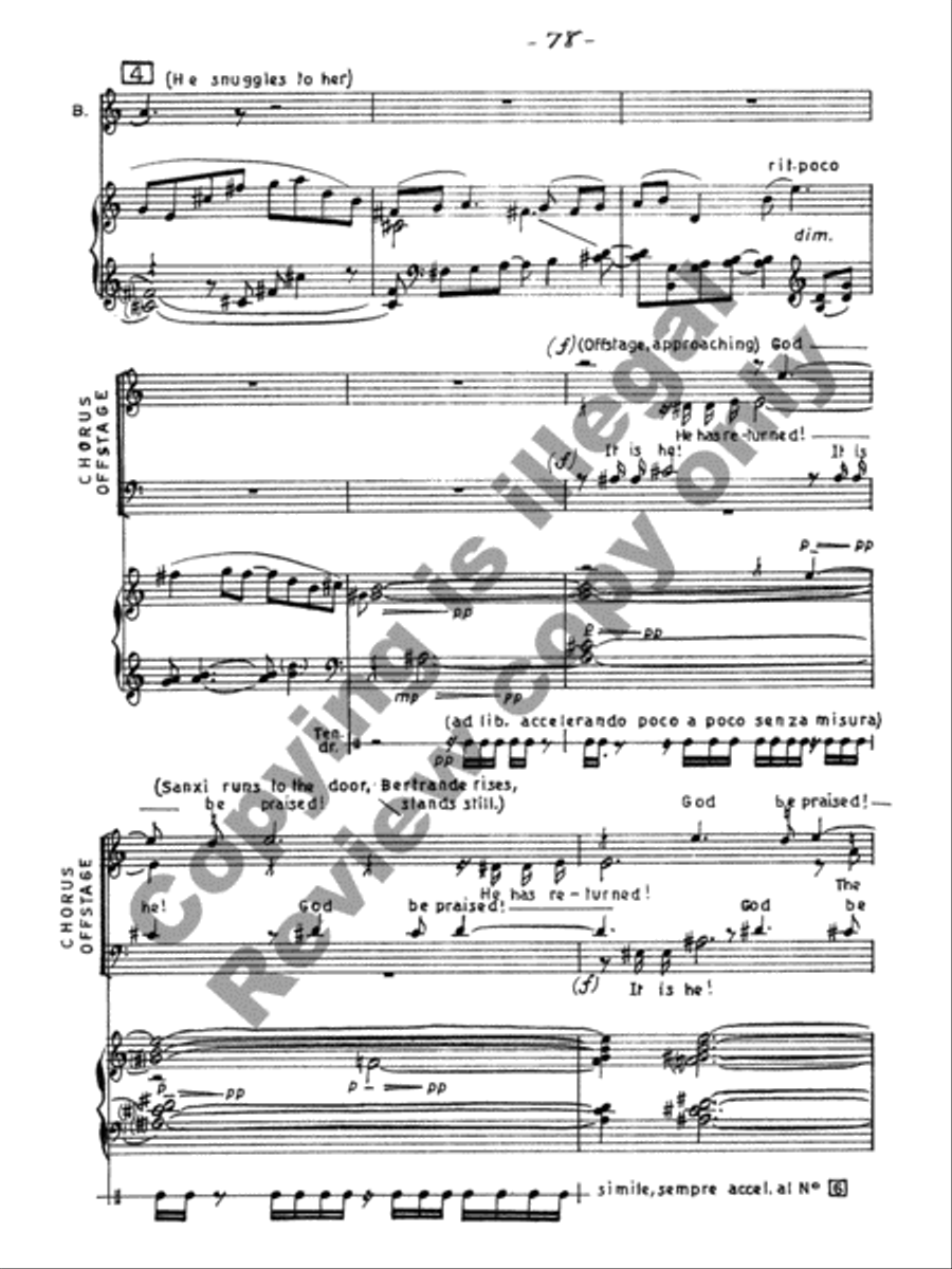 The Wife of Martin Guerre Choir scores gallery preview page 18