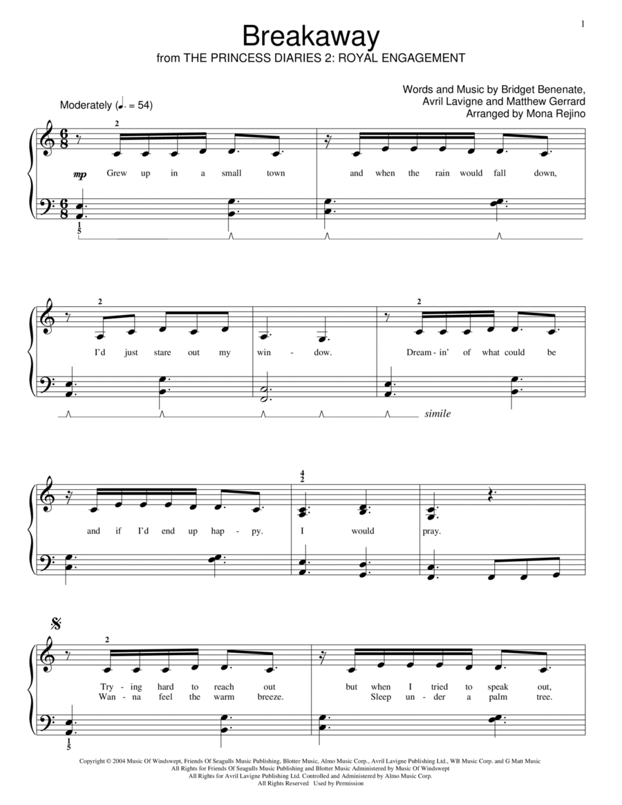 Breakaway Piano Method scores gallery preview page 1