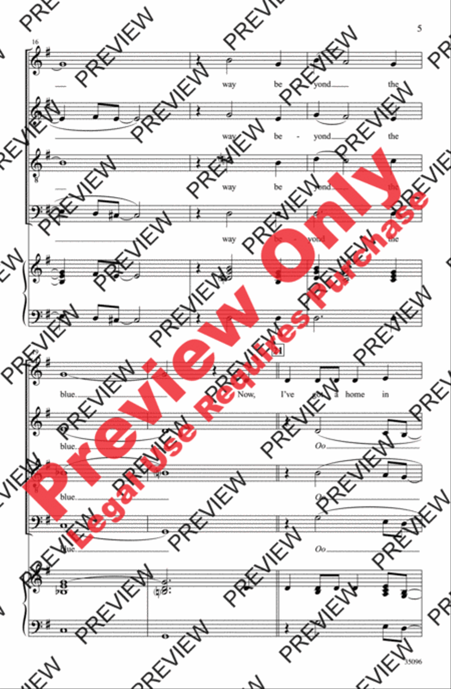 Do Lord, Remember Me Do Lord, Remember Me 4-Part scores gallery preview page 5