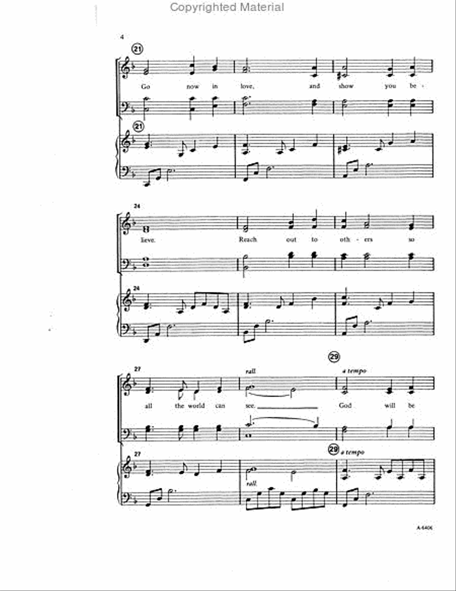 Go Now in Peace 3-Part scores gallery preview page 4