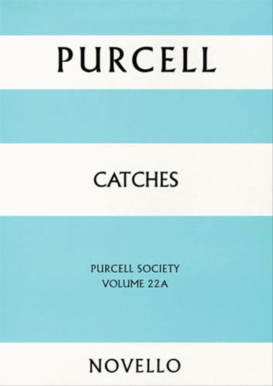 Purcell Society Volume 22A - Catches (Paperback) Unison Choir scores gallery preview page 1
