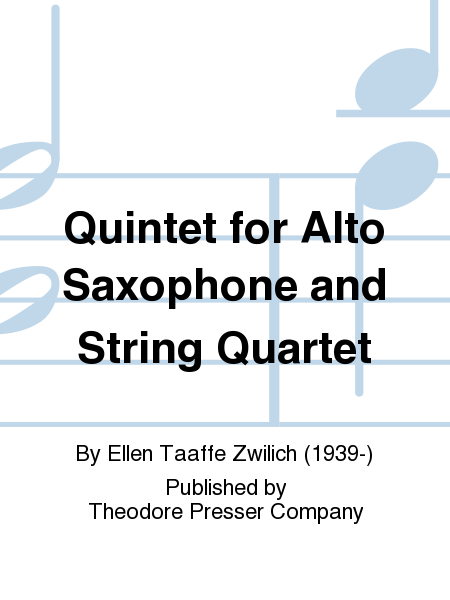 Quintet for Alto Saxophone and String Quartet