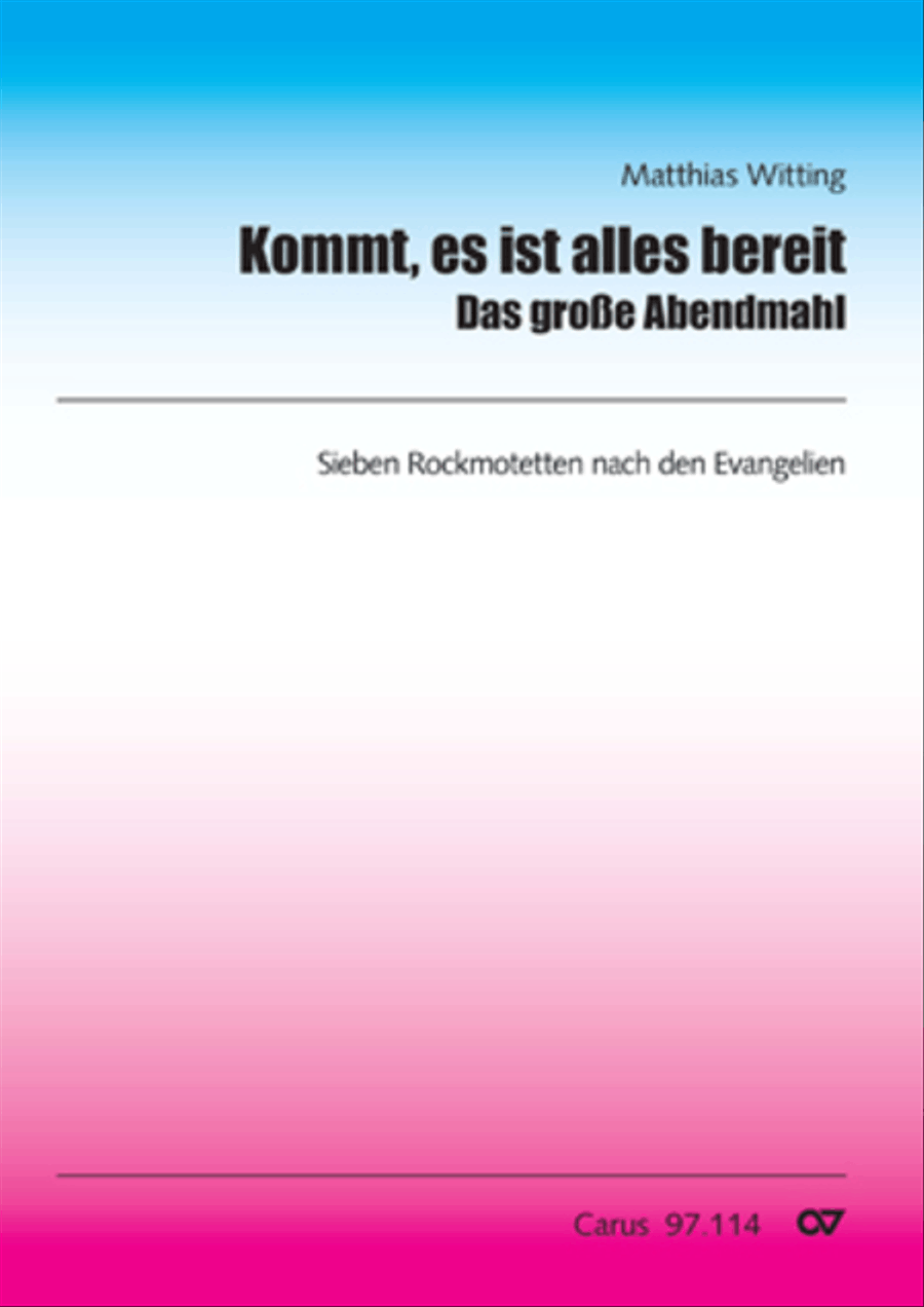 Kommt, es ist alles bereit 4-Part scores gallery preview page 1