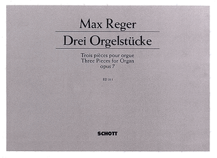 Book cover for Organ Pieces 3 Op. 7
