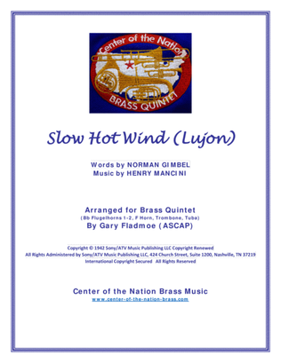 Book cover for Slow Hot Wind (lujon)