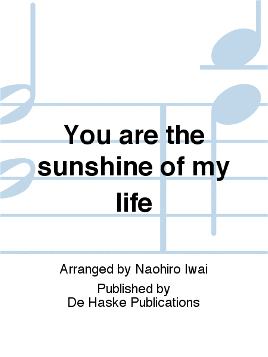 You are the sunshine of my life Concert Band scores gallery preview page 1