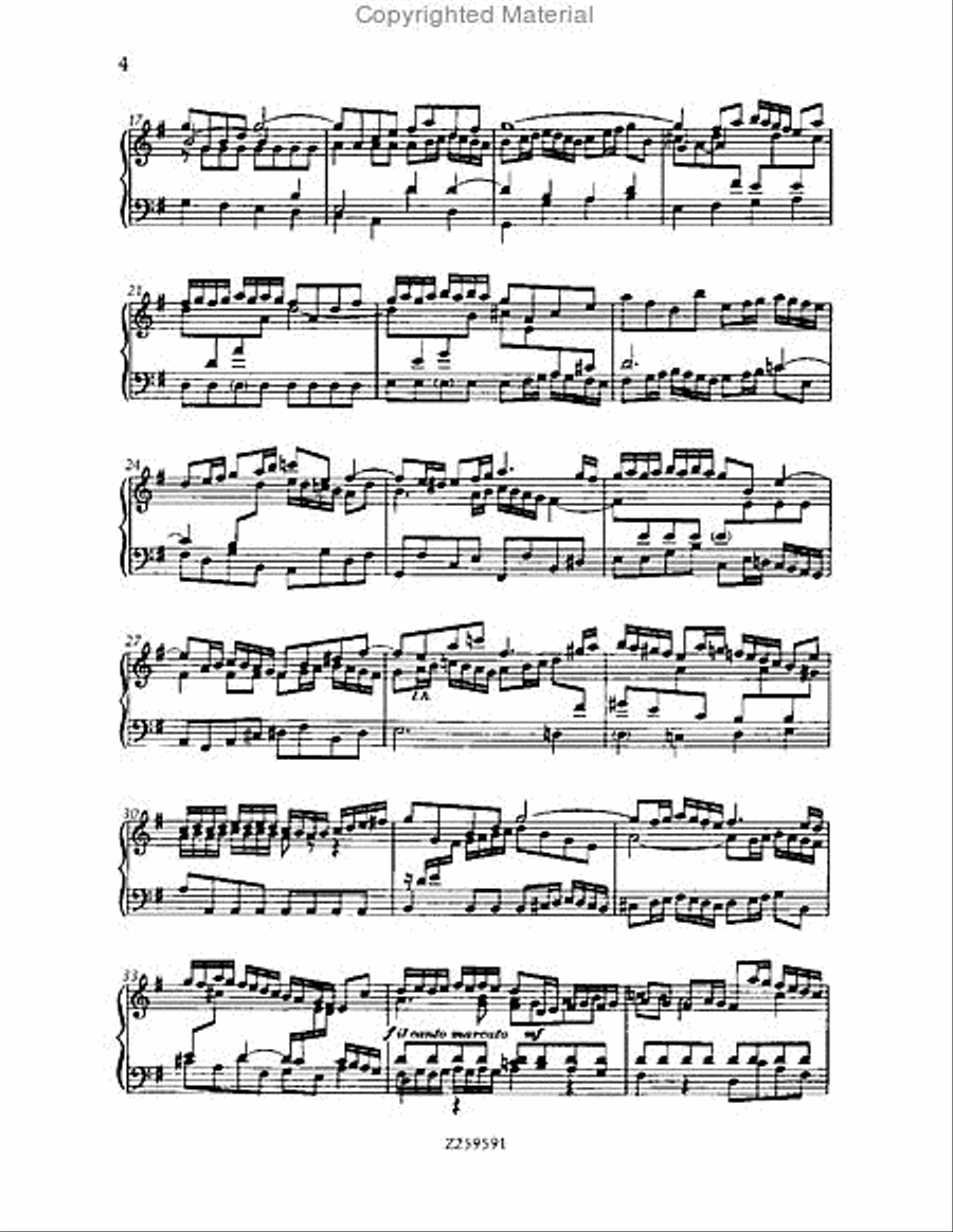 Gott, der Herr, ist Sonn' und Schild, BWV 79 Choir scores gallery preview page 4