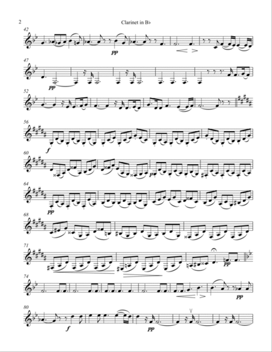 Moments Musicaux II Woodwind Quintet scores gallery preview page 6