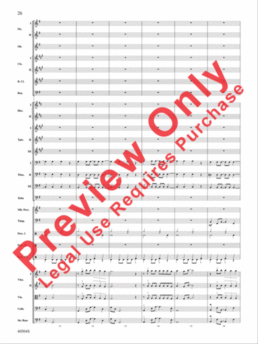 The Eagles on Tour The Eagles on Tour Full Orchestra scores gallery preview page 27