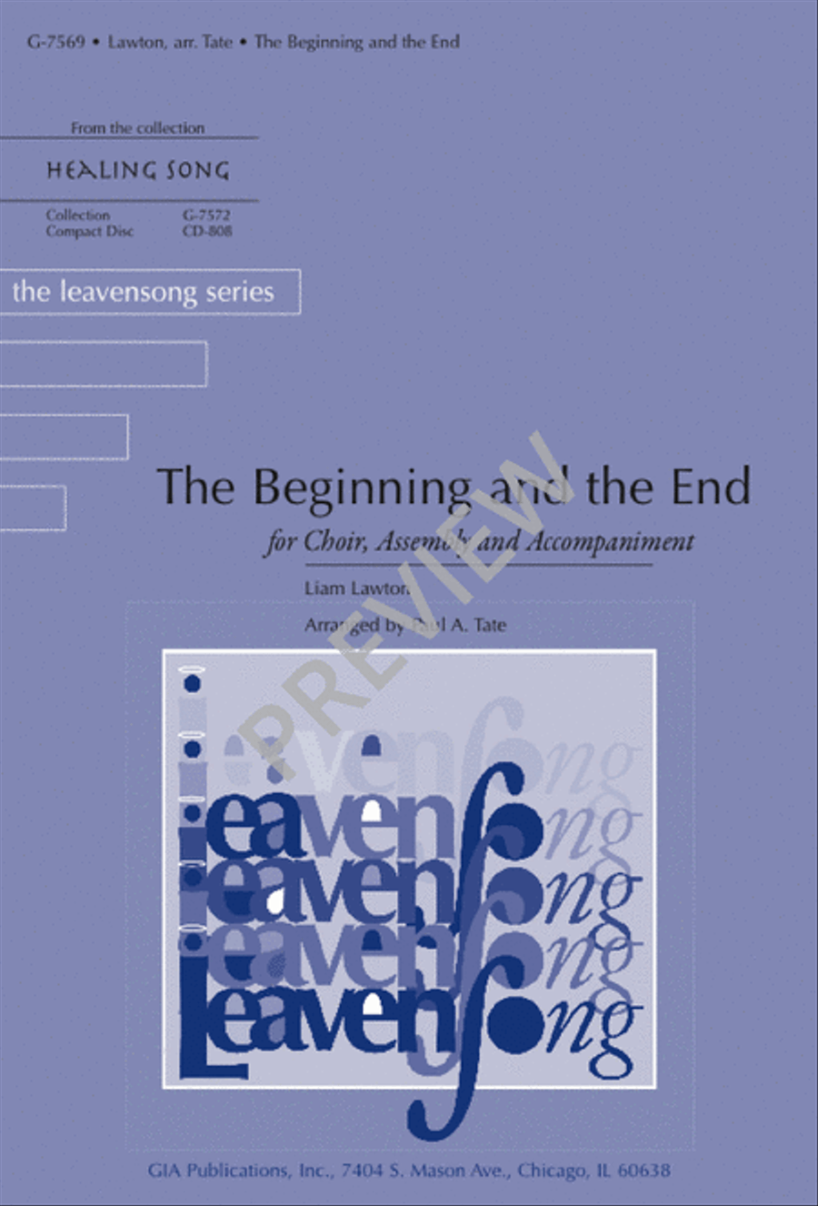 The Beginning and the End 4-Part scores gallery preview page 1