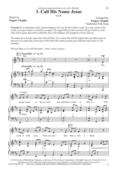 Go Sing It on the Mountain - SATB Score with Performance CD image number null