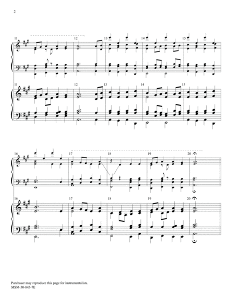 Ellacombe Choir scores gallery preview page 2