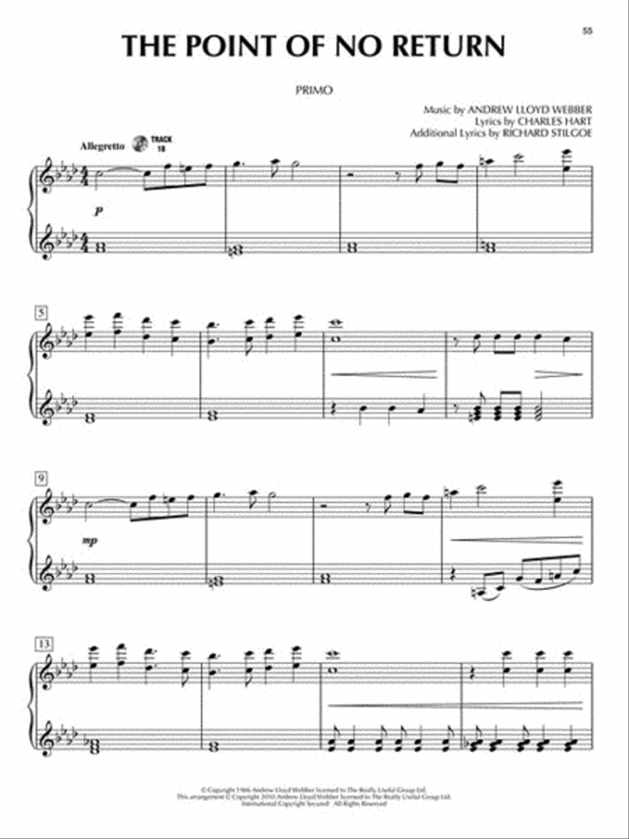The Phantom of the Opera The Phantom of the Opera 1 Piano, 4-Hands scores gallery preview page 8