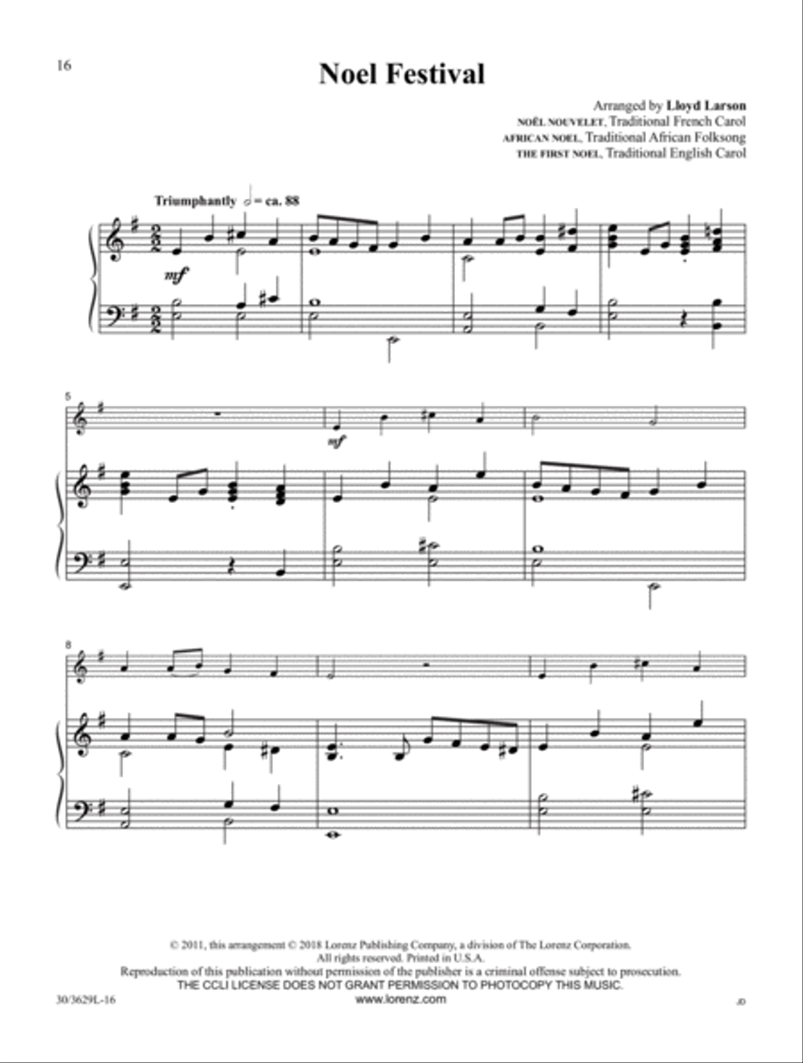 Trumpet Solos for Christmas Trumpet Solo scores gallery preview page 7