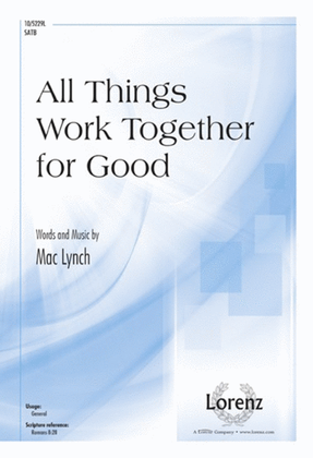 Book cover for All Things Work Together for Good