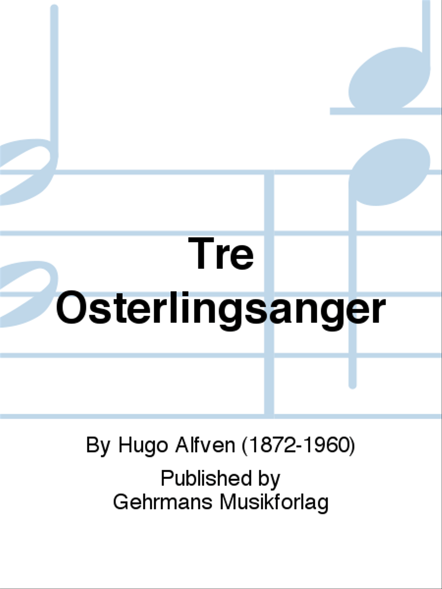 Tre Osterlingsanger Voice scores gallery preview page 1