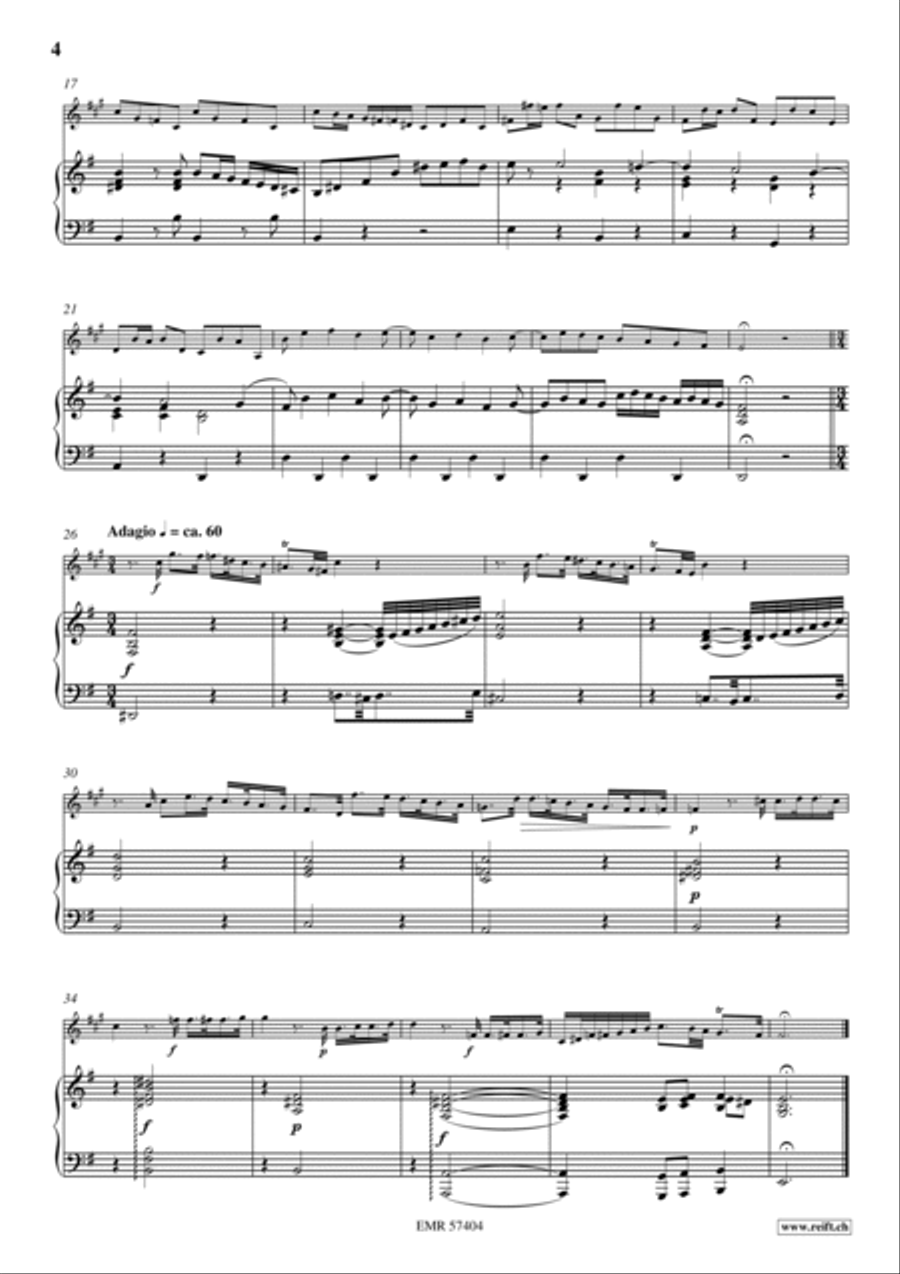 Sonata No. 4 Cornet scores gallery preview page 5