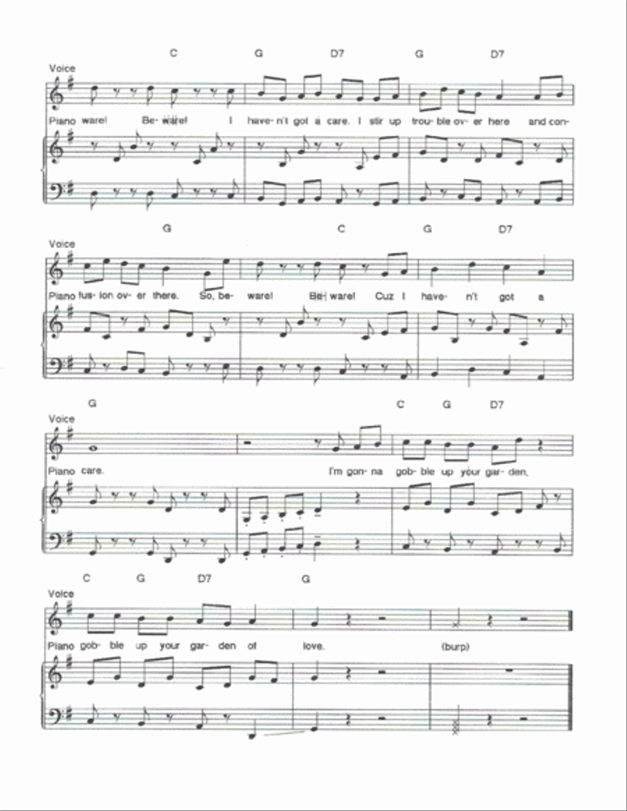 Puddle Jumpin'... A Songbook for Children of All Ages: Demo Sheet Music Unison Choir scores gallery preview page 2