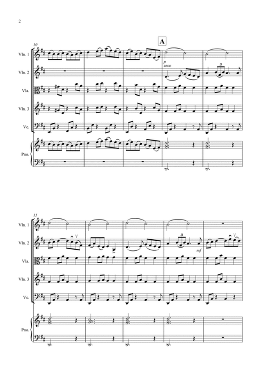 Intermezzo (Fantasia from Carmen) for String Quartet image number null