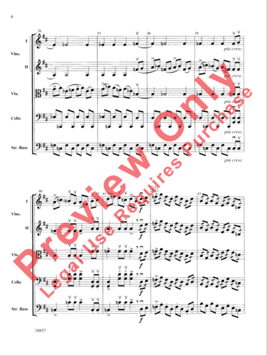 Wedding Day at Troldhaugen String Orchestra scores gallery preview page 7