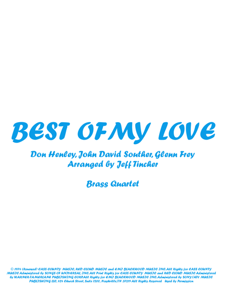 Best Of My Love image number null