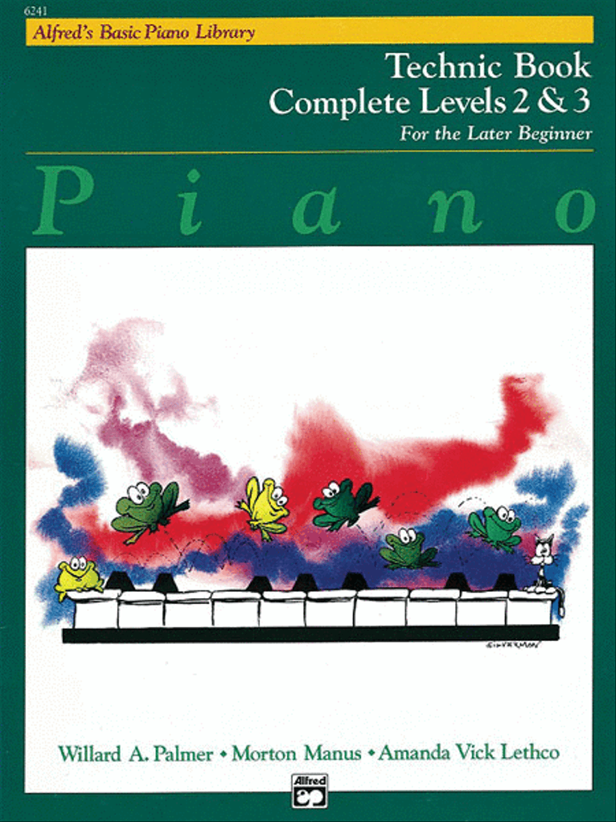 Alfred's Basic Piano Library Technic Complete Piano Method scores gallery preview page 1