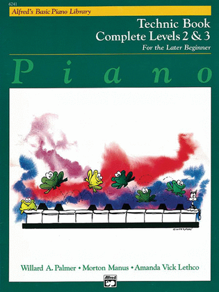 Book cover for Alfred's Basic Piano Library Technic Complete